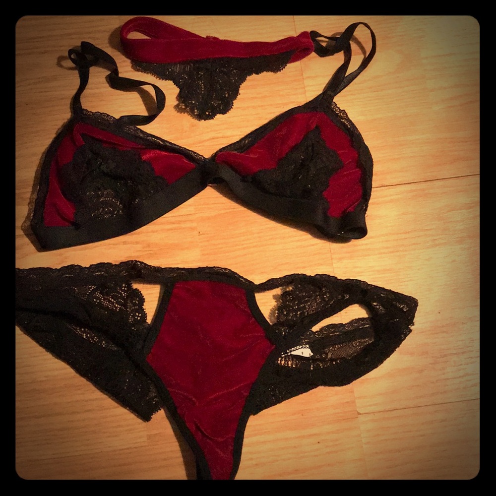 3 piece velvet set